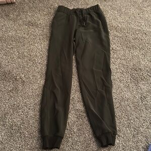 lululemon olive green joggers